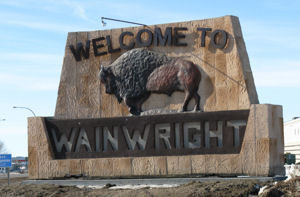 Welcome to Wainwright - east end!