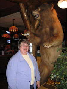 Sharon met someone special at Grizzlies!
