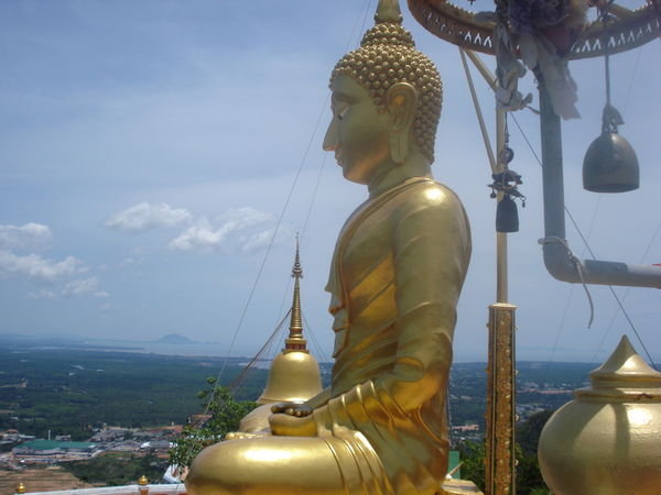 the big buddha on top of the high high mountain