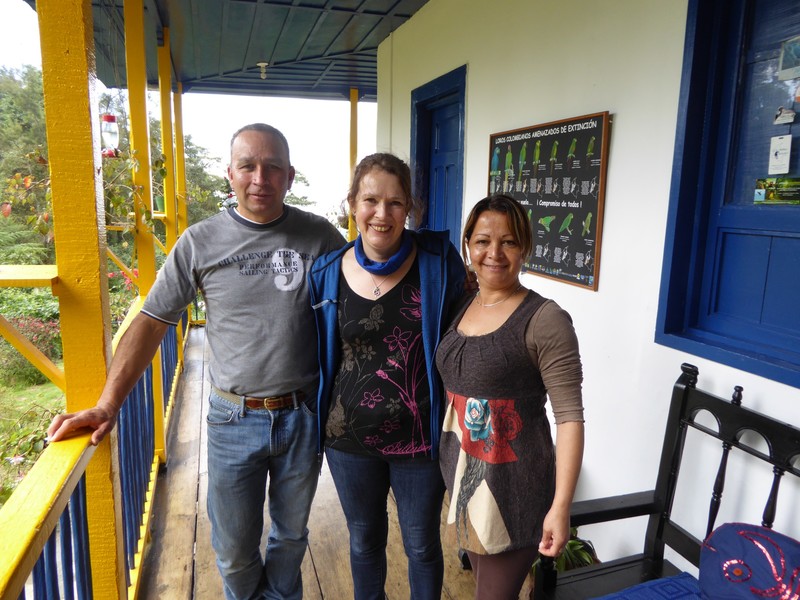 With Albiero and Celene in Rio Blanco reserve