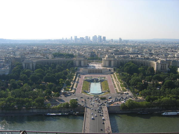 View from Eiffel Tower Second Level