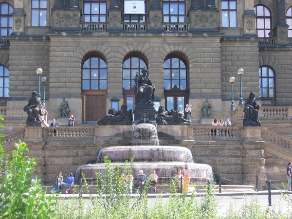 Museum fountain