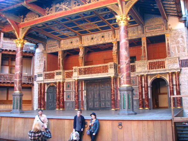 Inside William Shakespears Globe Theatre
