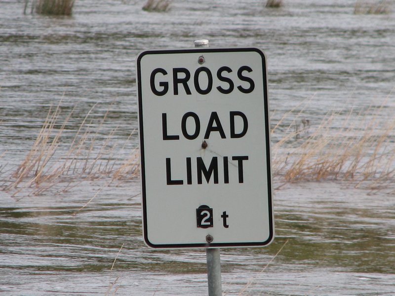 The load limit sign