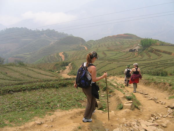 Trekking dans les superbes montagnes et rizières de Sapa au nord du Vietnam