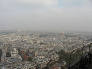 Vue sur Paris du haut de la tour Eiffel