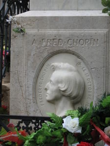 Tombe de Frédéric Chopin, cimetière Père Lachaise