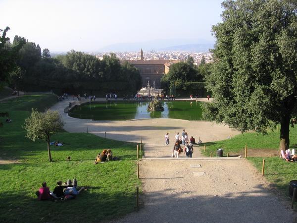 Boboli Gardens overlooking Florence