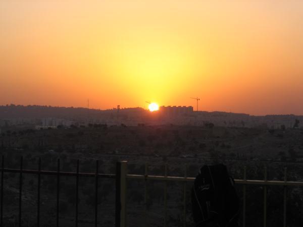 Orange Jerusalem Sunsets