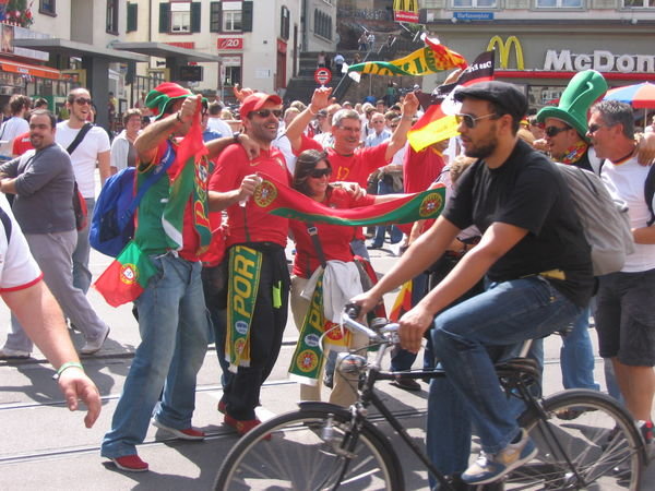 Happy Portugese Fans