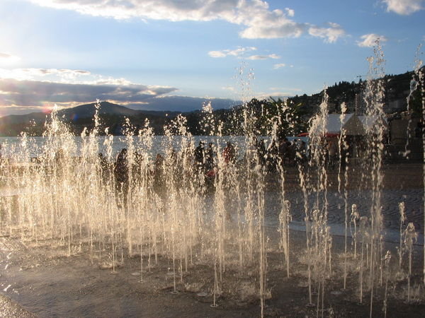 Fountains in Montreux