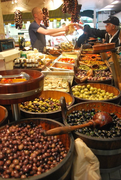Olives at the English Market in Cork