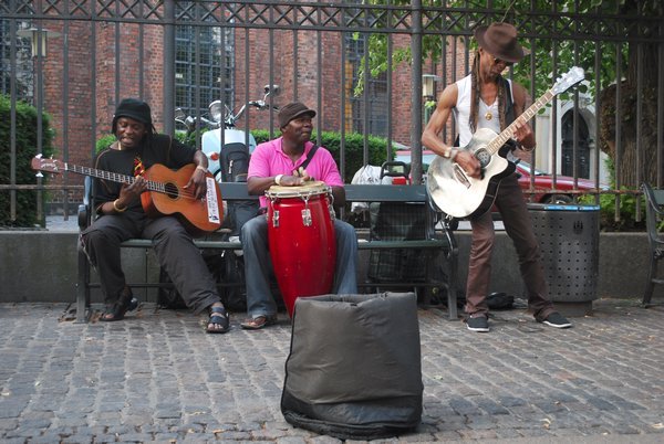 Reggae Artists on the streets