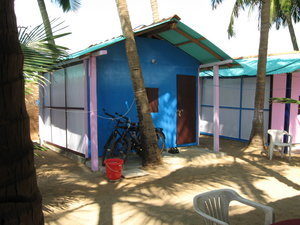 Our beach hut in Agonda