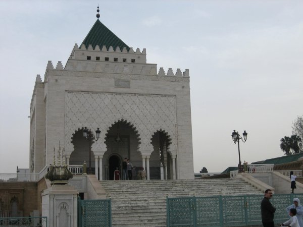 building in Rabat where past King is buried