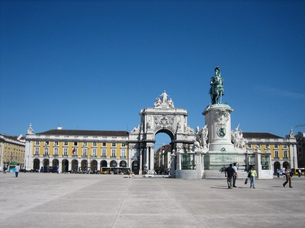 plaza in Lisbon