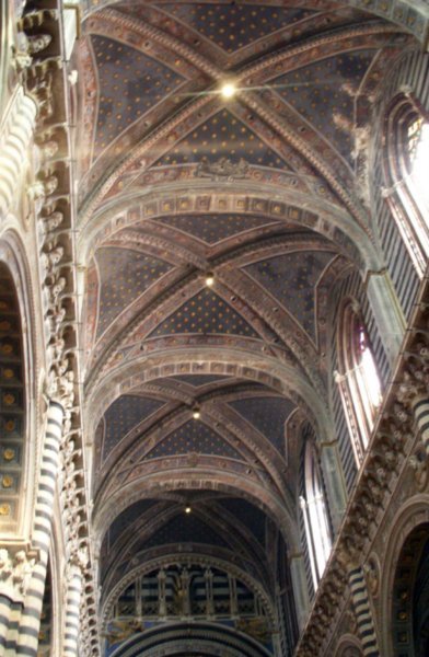 Siena-Duomo, Ceiling