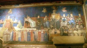 Siena-Palazzo Pubblico, Good Government Fresco, Ambrogio Lorenzetti