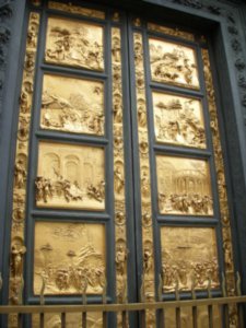 Firenze-Baptistery, East Door, Ghiberti's Gate To Paradise