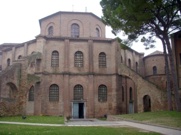 Ravenna--San Vitale, Back Facade
