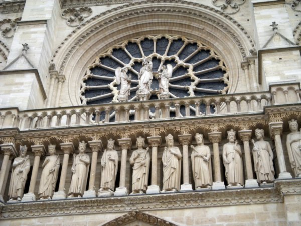 Notre Dame Cathedral, center detail