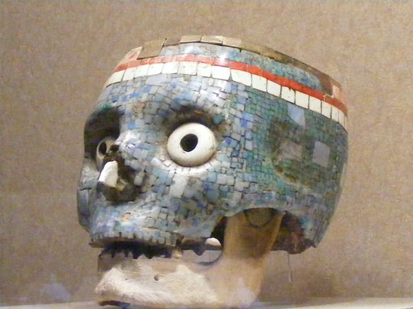 Turquoise Mosaico, preserve chaman´s head