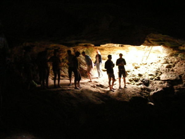 Inside first cenote