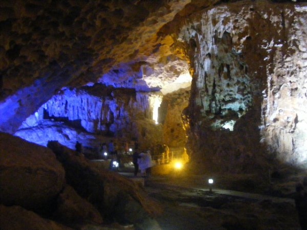 The huge cave