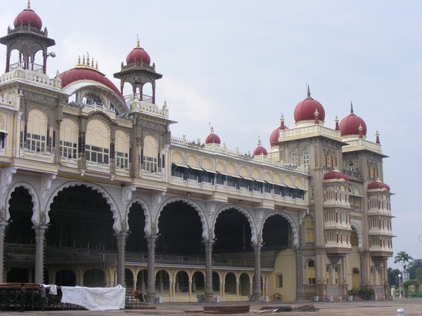 Front view of Mysore Palace