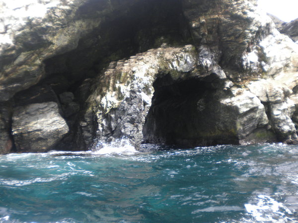 Cavernas en Isla