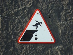 Don't fall off the cliffs!