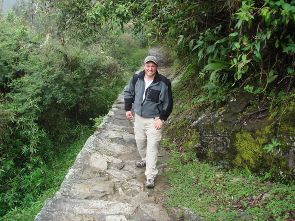 Larry on the Inca Trail...