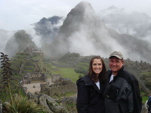 First glimpse at Machu Picchu