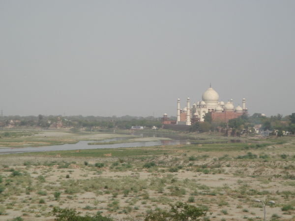 The Taj Mahal from the Fort