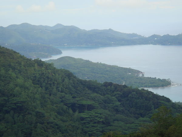 A viewpoint from the top of Mahe