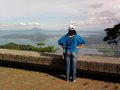 By the Taal Vista Hotel view deck