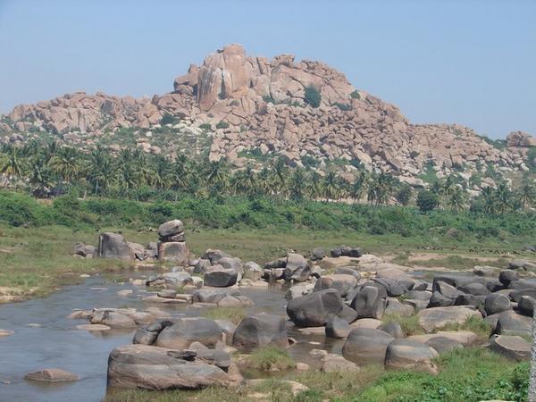 A general view in Hampi