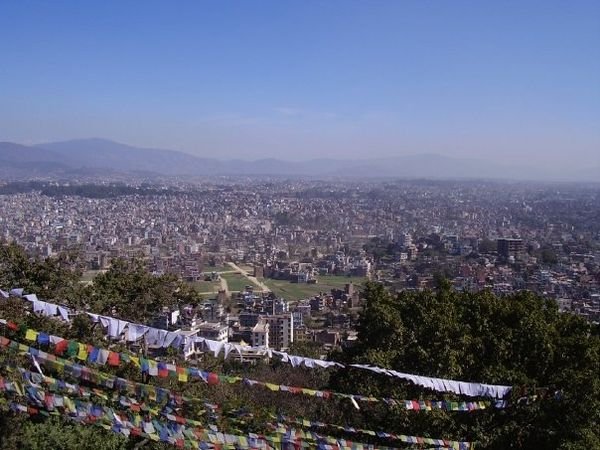 View over Kathmandu from Swayambunath