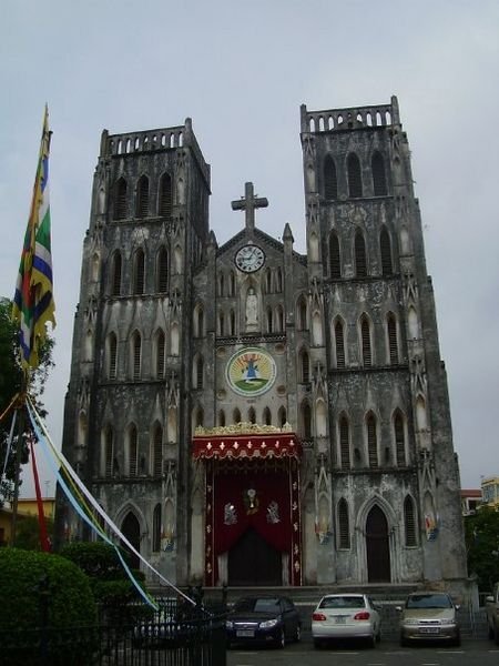 The Catholic Cathedral in Hanoi