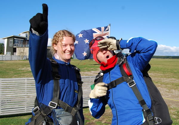 Henk and me before the skydive