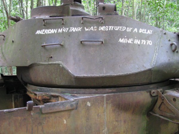 American Tank in Cu Chi