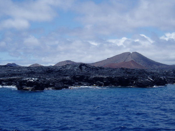 Vocanic islands from the boat.