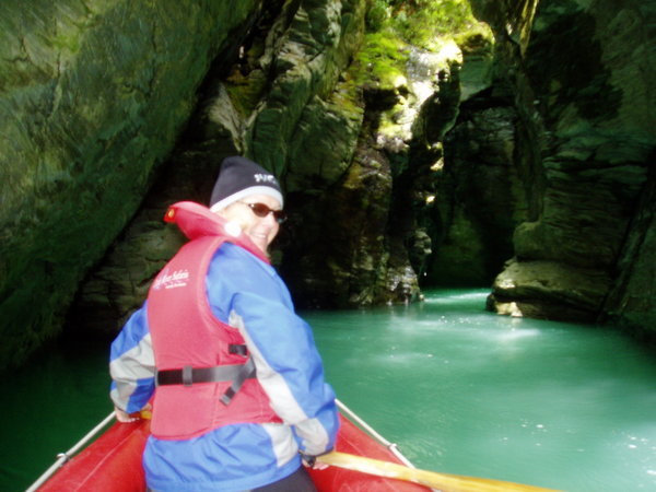 Canoing is fun, its 15 meters deep.