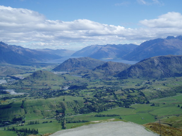View from Coronet Peak outside of Queenstown.