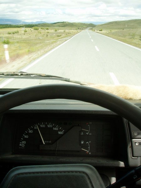 Empty roads, empty fuel tank, nothing in view..........ahhhhhhhh.