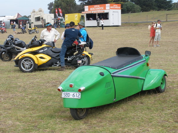 Old and new trikes.