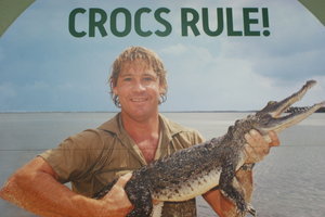 Poster of Steve Irwin.