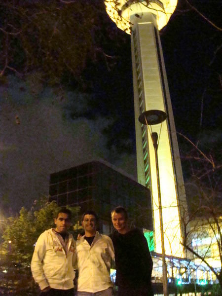 The Boys in front of Atakule Tower