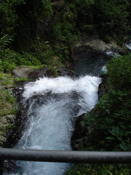one of the smaller waterfalls