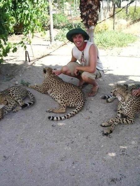 Hangin out with the Cheetahs